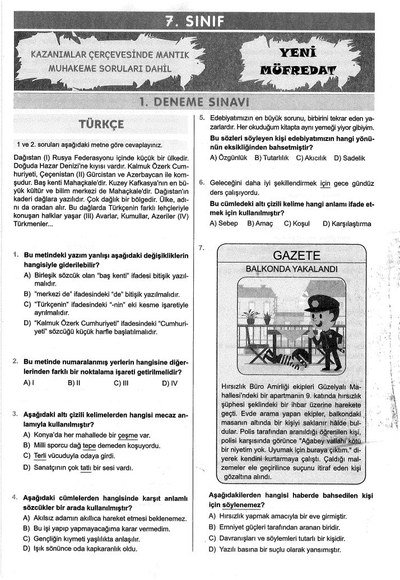 6 ADET DENEME ÇÖZÜMLÜ Fotokopinci -