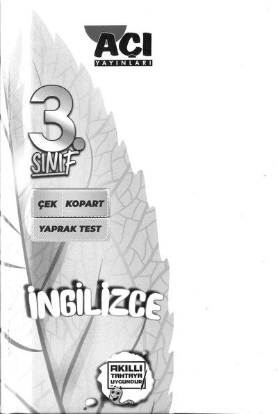 İNGİLİZCE Fotokopinci -