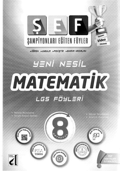 ŞEF ŞAMPİYONLARI EĞİTEN FÖYLER MATEMATİK LGS FÖYLERİ Fotokopinci -