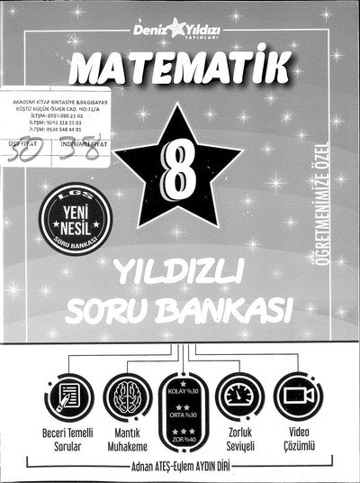 MATEMATİK YILDIZLI SORU BANKASI Fotokopinci -
