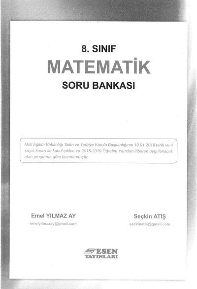 MATEMATİK SORU BANKASI Fotokopinci -