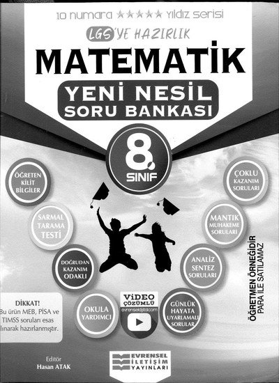 MATEMATİK YENİ NESİL SORU BANKASI Fotokopinci -