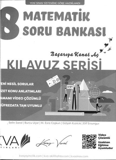 MATEMATİK SORU BANKASI KILAVUZ SERİSİ Fotokopinci -