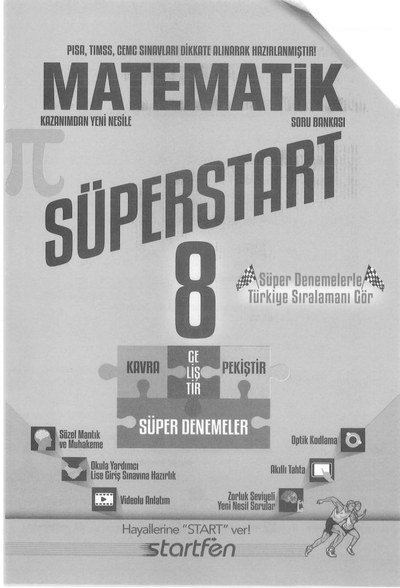 MATEMATİK SORU BANKASI SÜPERSTART Fotokopinci -