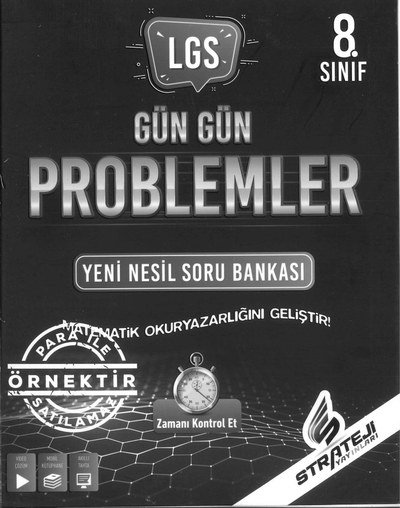 GÜN GÜN PROBLEMLER YENİ NESİL SORU BANKASI Fotokopinci -