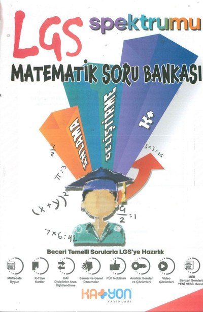 LGS SPREKTRUMU MATEMATİK SORU BANKASI Fotokopinci -