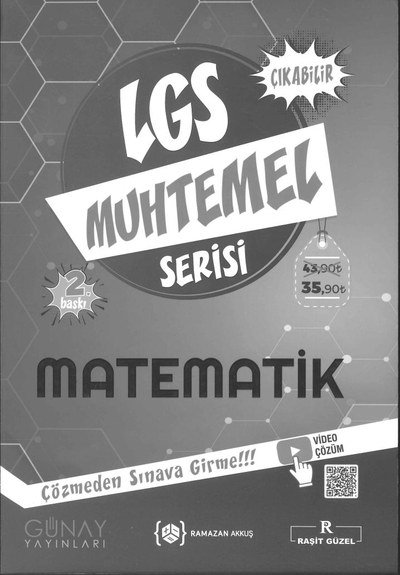 LGS MUHTEMEL SERİSİ MATEMATİK Fotokopinci -