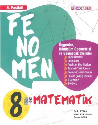 FENOMEN MATEMATİK SORU BANKASI 6. FASİKÜL