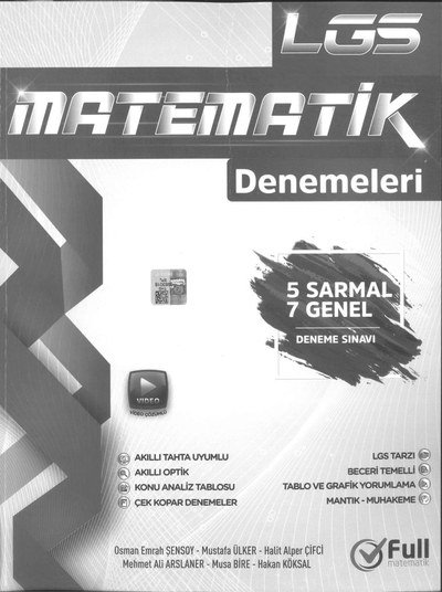 MATEMATİK LGS DENEMELERİ Fotokopinci -