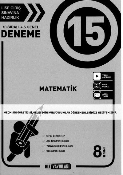 15 DENEME MATEMATİK Fotokopinci -