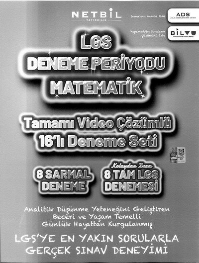 LGS DENEME PERİYODU MATEMATİK 16'LI DENEME SETİ Fotokopinci -