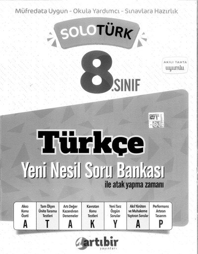 TÜRKÇE YENİ NESİL SORU BANKASI Fotokopinci -