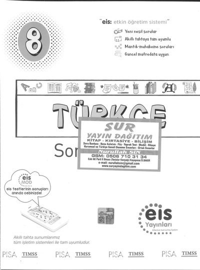 TÜRKÇE SORU BANKASI Fotokopinci -