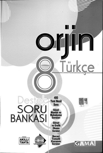 ORJİN TÜRKÇE DESTEK SORU BANKASI