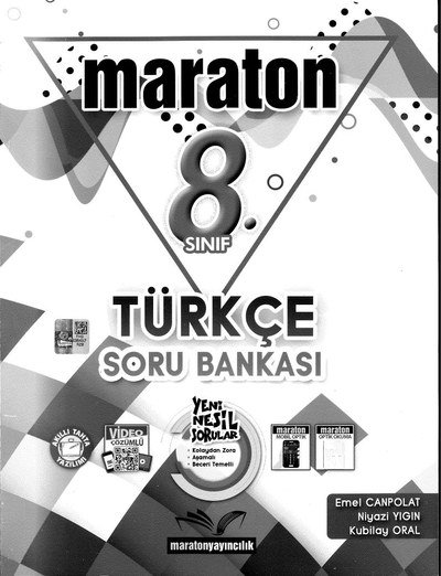 MARATON TÜRKÇE SORU BANKASI Fotokopinci -