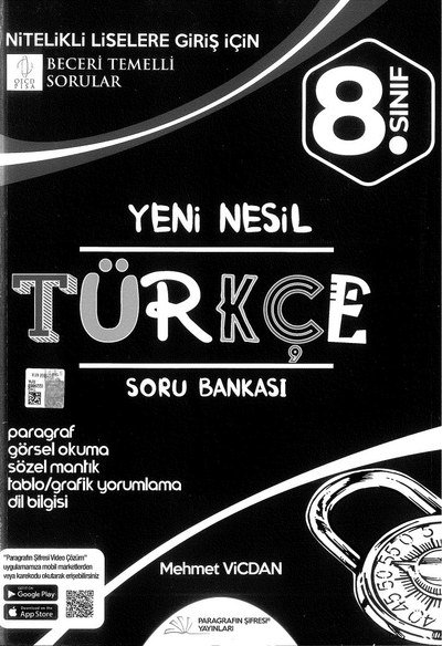 YENİ NESİL TÜRKÇE SORU BANKASI Fotokopinci -