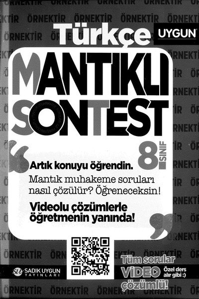 TÜRKÇE MANTIKLI SON TEST Fotokopinci -