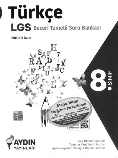TÜRKÇE LGS BECERİ TEMELLİ SORU BANKASI Fotokopinci -