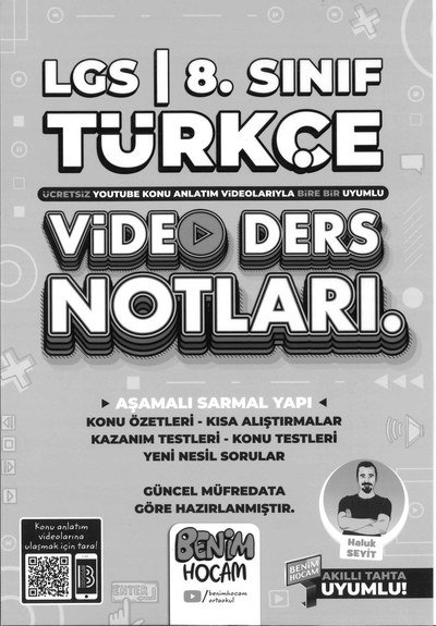 LGS TÜRKÇE VİDEO DERS NOTLARI Fotokopinci -