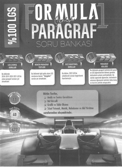 FORMULA SORU BANKASI PARAGRAF Fotokopinci -