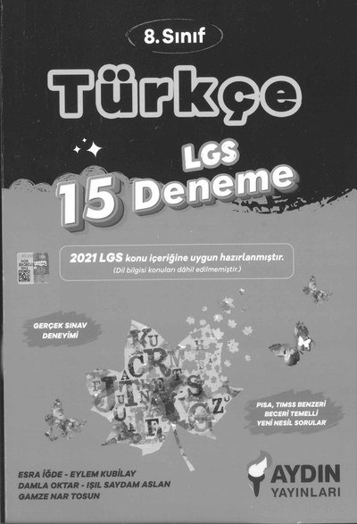 TÜRKÇE LGS 15 DENEME Fotokopinci -
