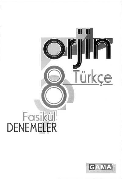 ORJİN TÜRKÇE FASİKÜL DENEMELER Fotokopinci -