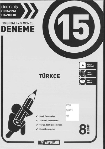 15 DENEME TÜRKÇE Fotokopinci -