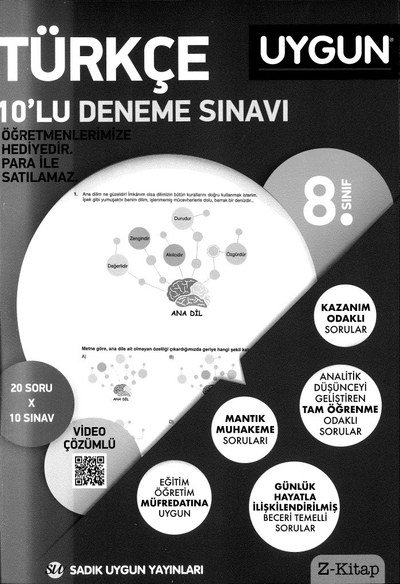 TÜRKÇE 10'LU DENEME SINAVI Fotokopinci -