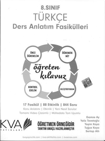 TÜRKÇE DERS ANLATIM FASİKÜLLERİ