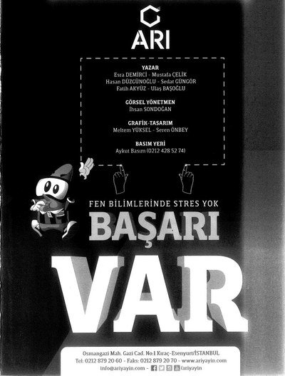 FEN BİLİMLERİNDE STRES YOK BAŞARI VAR Fotokopinci -