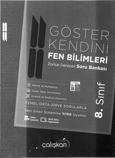 GÖSTER KENDİNİ FEN BİLİMLERİ SORU BANKASI