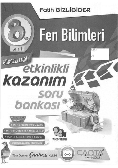 FEN BİLİMLERİ ETKİNLİKLİ KAZANIM SORU BANKASI