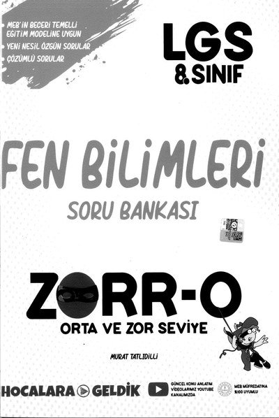 FEN BİLİMLERİ SORU BANKASI ZORR-O Fotokopinci -