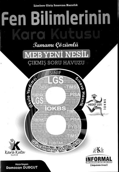 FEN BİLİMLERİNİN YENİ NESİL ÇIKMIŞ SORU HAVUZU Fotokopinci -