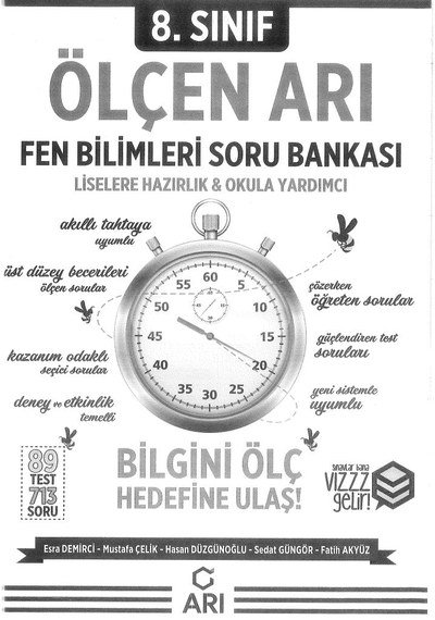 ÖLÇEN ARI FEN BİLİMLERİ SORU BANKASI