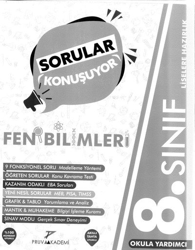 SORULAR KONUŞUYOR FEN BİLİMLERİ