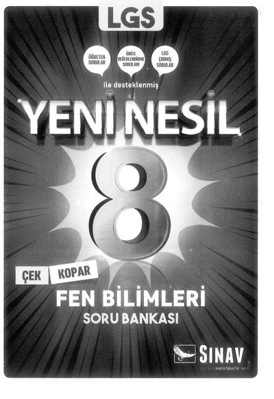 LGS YENİ NESİL FEN BİLİMLERİ SORU BANKASI Fotokopinci -