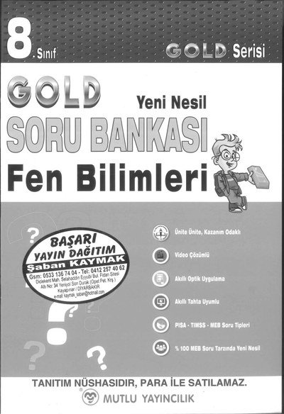 GOLD SORU BANKASI FEN BİLİMLERİ