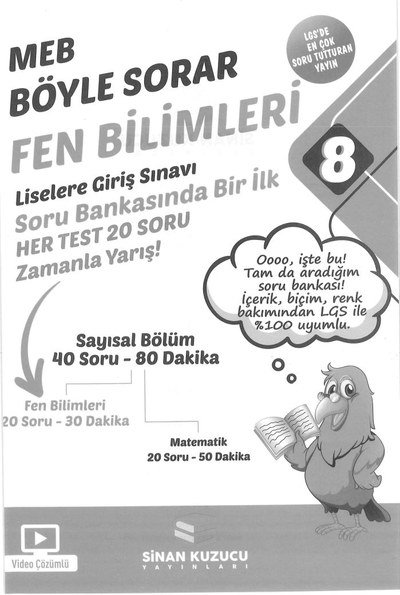 MEB BÖYLE SORAR FEN BİLİMLERİ SORU BANKASI