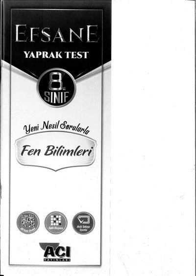 EFSANE YAPRAK TEST FEN BİLİMLERİ
