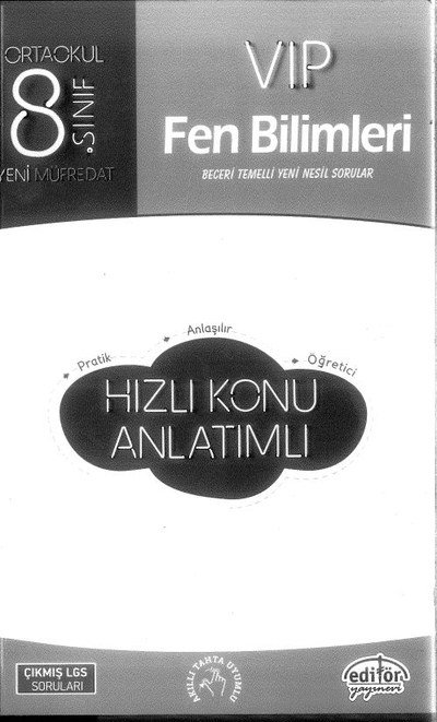 VIP FEN BİLİMLERİ HIZLI KONU ANLATIMLI Fotokopinci -