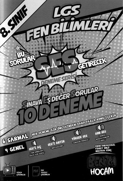 LGS FEN BİLİMLERİ SES 10 DENEME