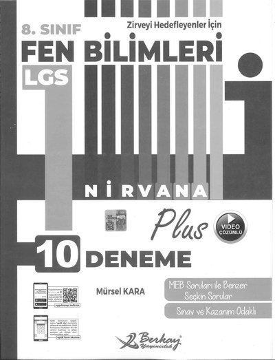 FEN BİLİMLERİ LGS NİRVANA 10 DENEME Fotokopinci -