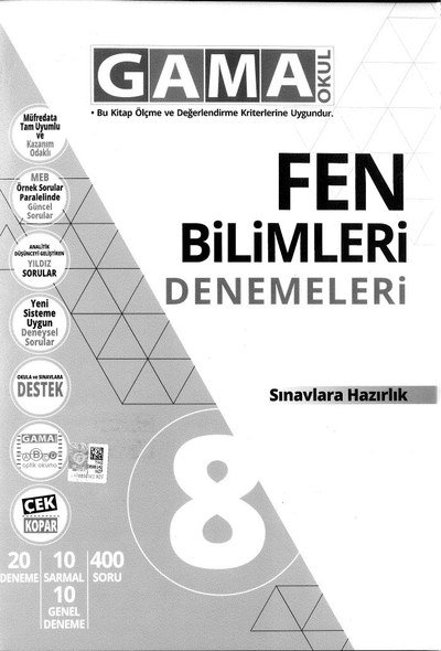 FEN BİLİMLERİ DENEMELERİ Fotokopinci -