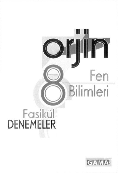 ORJİN FEN BİLİMLERİ FASİKÜL DENEMELER Fotokopinci -