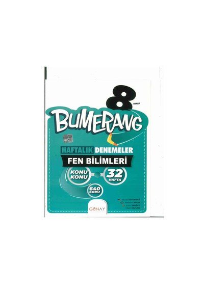 BUMERANG HAFTALIK DENEMELER FEN BİLİMLERİ