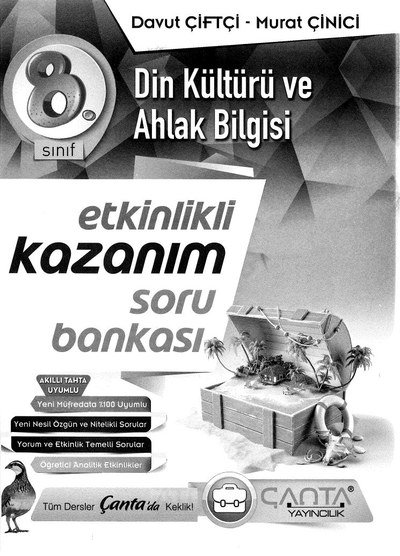DİN KÜLTÜRÜ VE AHLAK BİLGİSİ ETKİNLİKLİ KAZANIM SORU BANKASI Fotokopinci -
