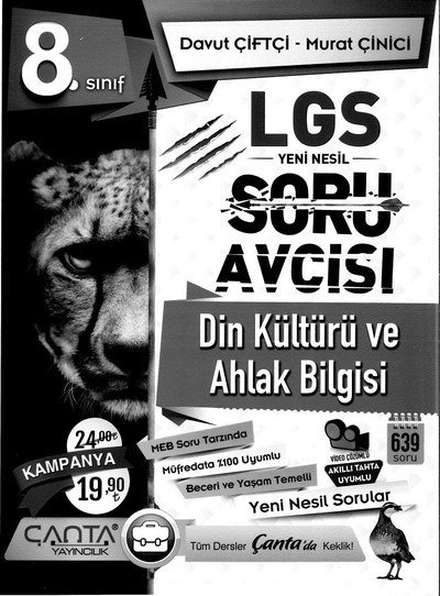 LGS SORU AVCISI DİN KÜLTÜRÜ VE AHLAKBİLGİSİ Fotokopinci -