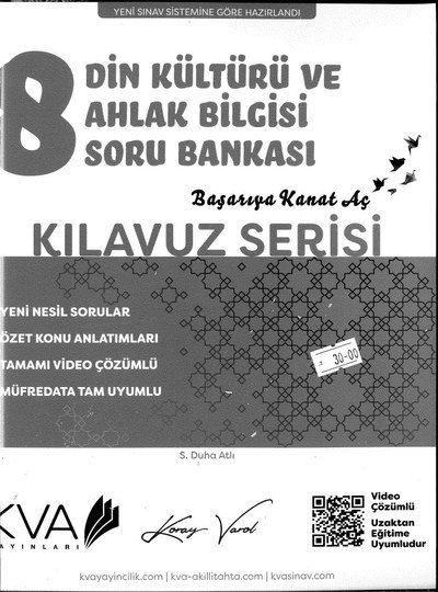 DİN KÜLTÜRÜ VE AHLAK BİLGİSİ SORU BANKASI KILAVUZ SERİSİ