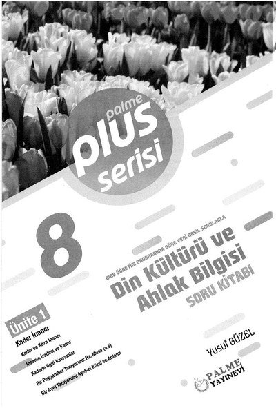 PLUS SERİSİ DİN KÜLTÜRÜ VE AHLAK BİLGİSİ SORU KİTABI